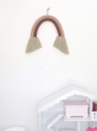 Makramé szivárvány - Extra nagy